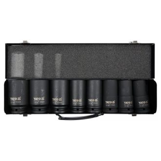   YATO Machine langer Steckschlüsselsatz 8-teilig 3/4" 22-41 mm CrMo