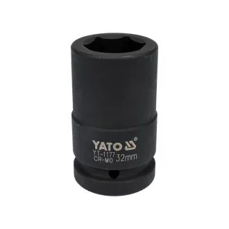 YATO Maschinenlanger Steckschlüssel 1" 32 mm CrMo