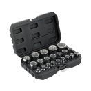 YATO Steckschlüsselsatz 1/2" 21-teilig 8-36 mm