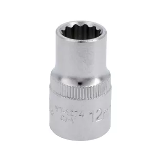 YATO Steckschlüssel 12 abgewinkelt 1/2" 12 mm CrV