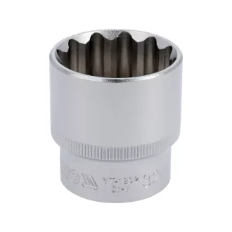 YATO Steckschlüssel 12 abgewinkelt 1/2" 32 mm CrV