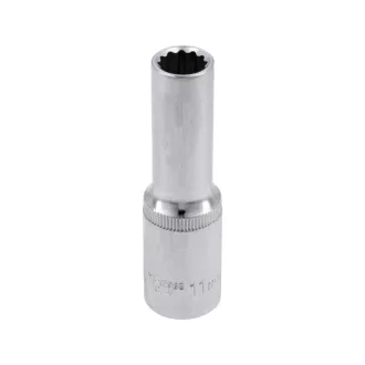   YATO Langer Steckschlüssel 12 abgewinkelt 1/2" 11 mm CrV