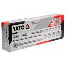 YATO Steckschlüsselsatz 15-teilig 3/4" 30-60 mm CrV