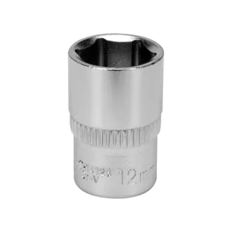 YATO Steckschlüssel 1/4" 12 mm CrV