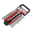 YATO Steckschlüsselsatz 28-teilig 1/4" 4-13 mm CrV