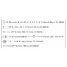 YATO Steckschlüsselsatz 25-teilig 1/4" 3,5-14 mm CrV
