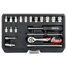 YATO Steckschlüsselsatz 20-teilig 1/4" 3,5-14 mm CrV