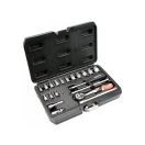YATO Steckschlüsselsatz 20-teilig 1/4" 3,5-14 mm CrV