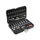 YATO Steckschlüsselsatz 56-teilig 1/4" 4-13 mm CrV