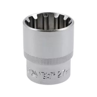 YATO Steckschlüssel Spline 1/2" 27 mm CrV