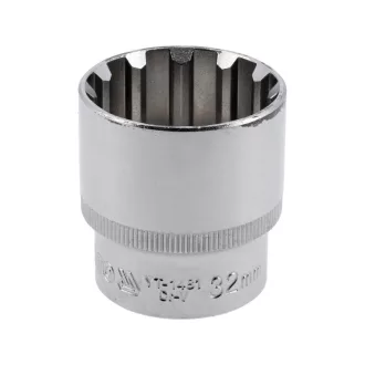 YATO Steckschlüssel Spline 1/2" 32 mm CrV