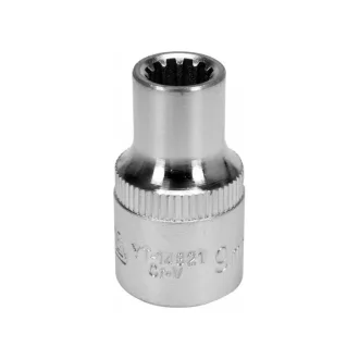 YATO Steckschlüssel Spline 1/2" 9 mm CrV
