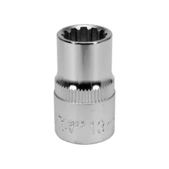 YATO Steckschlüssel Spline 1/2" 13 mm CrV