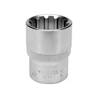 YATO Steckschlüssel Spline 1/2" 21 mm CrV
