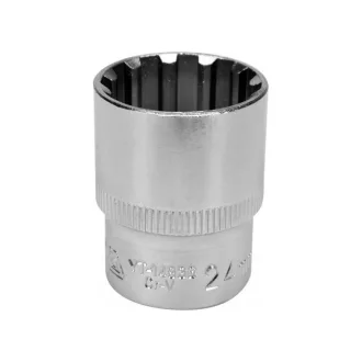 YATO Steckschlüssel Spline 1/2" 24 mm CrV