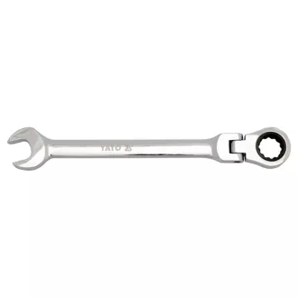 YATO Ratschenschlüssel 15 mm / 195 mm 72T CrV