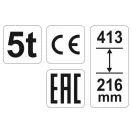 YATO Hydraulikhebebühne 5t