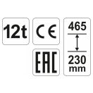 YATO Hydraulikhebebühne 12t