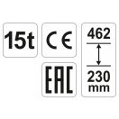 YATO Hydraulikhebebühne 15t