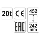 YATO Hydraulikhebebühne 20t