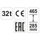 YATO Hydraulikhebebühne 32t