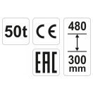 YATO Hydraulik-Hebebühne 50t