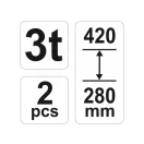 YATO Fangschaufel 3t (2 Stück)