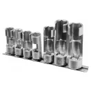 YATO Offener Steckschlüsselsatz 7-teilig 3/8", 1/2" CrV