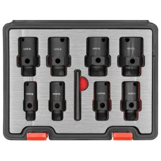   YATO Gewindereparatur-Set für Innen- und Außengewinde, 9-teilig