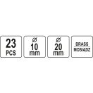 YATO Einspritzventil-Reinigungsset 23-teilig