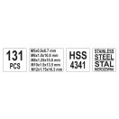 YATO Gewindereparatur-Set 131-teilig M5-M12