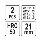 YATO Zündkerzengewinde-Reparatursatz 2-teilig