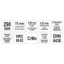 YATO Plattenschneideschere gerade 290 mm