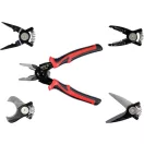 YATO Kombinierte Elektro-Abzweigzange 5 in 1