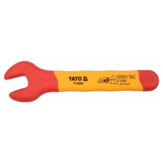   YATO Schraubenschlüssel 7 mm / 90 mm CrV isoliert bis 1000 V