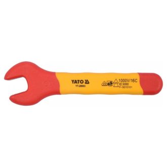   YATO Schraubenschlüssel 9 mm / 100 mm CrV isoliert bis 1000 V