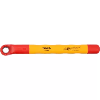   YATO Gebogener Sternschlüssel 8 mm / 155 mm CrV isoliert bis 1000 V