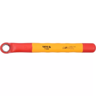   YATO Gebogener Sternschlüssel 12 mm / 190 mm CrV isoliert bis 1000 V