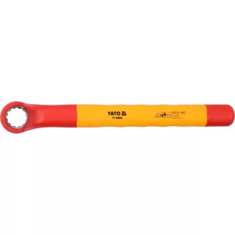   YATO Gebogener Sternschlüssel 16 mm / 215 mm CrV isoliert bis 1000 V