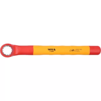   YATO Gebogener Sternschlüssel 18 mm / 230 mm CrV isoliert bis 1000 V