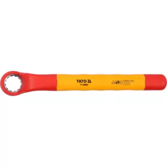   YATO Gebogener Sternschlüssel 21 mm / 245 mm CrV isoliert bis 1000 V