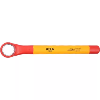   YATO Gebogener Sternschlüssel 30 mm / 310 mm CrV isoliert bis 1000 V
