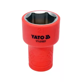 YATO Isolierter Steckschlüssel 3/8" 21 mm 1000 V CrV