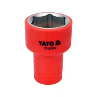 YATO Isolierter Steckschlüssel 3/8" 22 mm 1000 V CrV