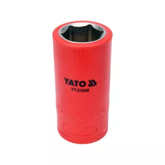 YATO Isolierter Steckschlüssel 1/2" 16 mm 1000 V CrV