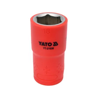 YATO Isolierter Steckschlüssel 1/2" 18 mm 1000 V CrV