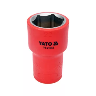 YATO Isolierter Steckschlüssel 1/2" 22 mm 1000 V CrV