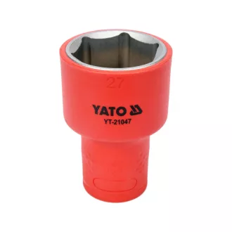 YATO Isolierter Steckschlüssel 1/2" 27 mm 1000 V CrV