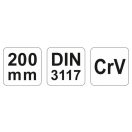 YATO Verstellbarer Ringschlüssel 0-32 / 210 mm CrV