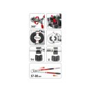 YATO Krimp-Set 9-teilig für Pex-AL-Pex Pipes